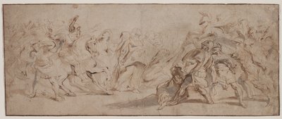 A rómaiak és a szabinok kibékülése, c. 163235. alkotó: Peter Paul Rubens