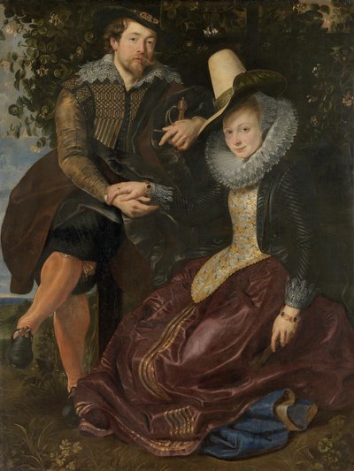 Rubens és Isabella Brant a lonc lugasában alkotó: Peter Paul Rubens