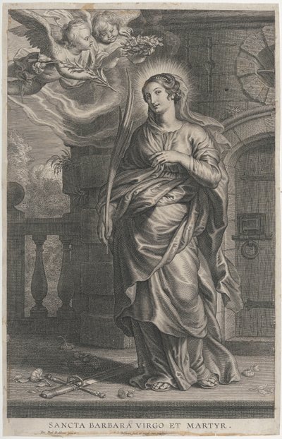 Szent Borbála alkotó: Peter Paul Rubens