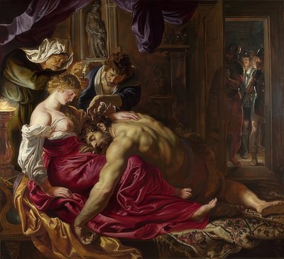 Sámson és Delila. 1609-10 körül alkotó: Peter Paul Rubens