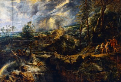 Viharos táj, 1625 körül (olaj, panel) alkotó: Peter Paul Rubens