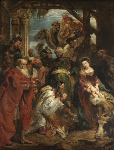 A mágusok imádása alkotó: Peter Paul Rubens
