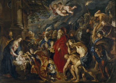 A mágusok imádása, 1610-1620 alkotó: Peter Paul Rubens