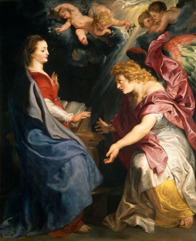 Az angyali üdvözlet alkotó: Peter Paul Rubens