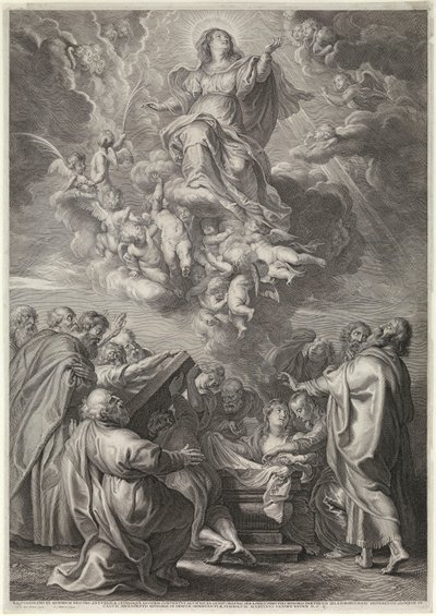 Mária mennybevétele alkotó: Peter Paul Rubens