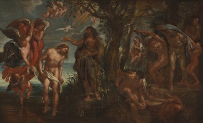 Krisztus megkeresztelkedése alkotó: Peter Paul Rubens