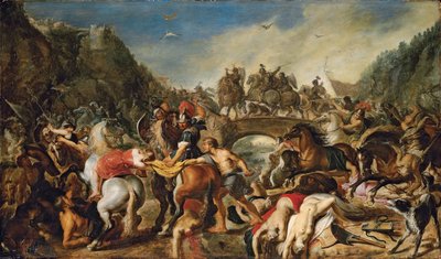 Az Amazonok csatája alkotó: Peter Paul Rubens