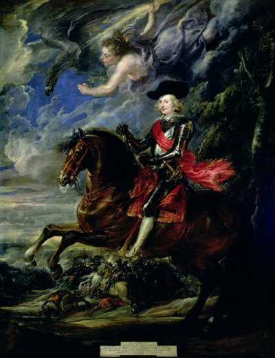 Infante Ferdinánd bíboros a nordlingeni csatában, 1634 körül alkotó: Peter Paul Rubens