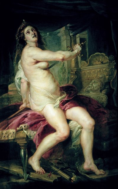 Dido halála (olaj, vászon) alkotó: Peter Paul Rubens