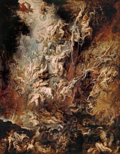 Az elkárhozottak bukása c. 1620. alkotó: Peter Paul Rubens