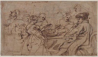 Heródes ünnepe recto Tomyris Cyrus fejével verso, c. 1637-1638. alkotó: Peter Paul Rubens