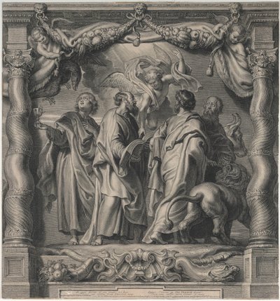 A négy evangélista alkotó: Peter Paul Rubens