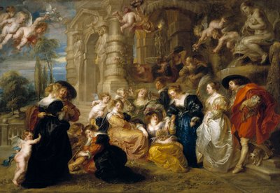 A szerelem kertje alkotó: Peter Paul Rubens