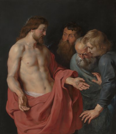 Tamás hitetlensége alkotó: Peter Paul Rubens