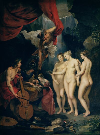 The Medici Cycle: Education of Marie de Medici (1573-1642) 1621-25 (oil on canvas) alkotó: Peter Paul Rubens