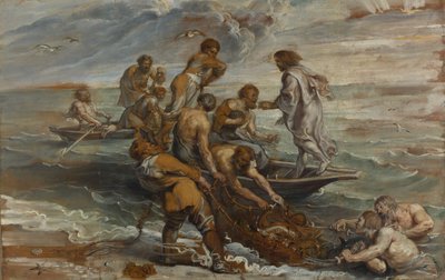 A halak csodás tervezete, 1618-1619 alkotó: Peter Paul Rubens