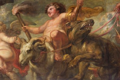 A Rubens mennyezet, bankettház, Whitehall, 1629-34 körül (olaj, vászon) alkotó: Peter Paul Rubens