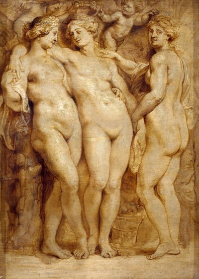 A három grácia, kb. 1620-1623. alkotó: Peter Paul Rubens