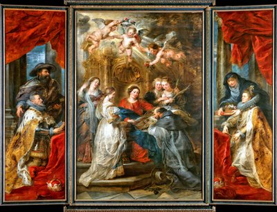 Szent Ildefonzusz triptichonja alkotó: Peter Paul Rubens