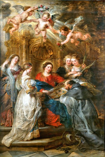 Szent Ildefonz triptichonja alkotó: Peter Paul Rubens