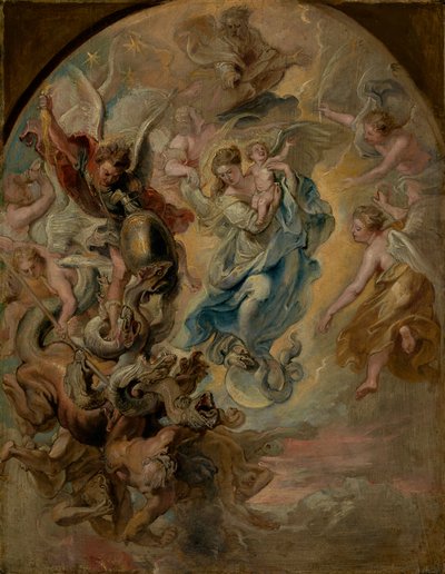 A Szűz az Apokalipszis asszonyaként alkotó: Peter Paul Rubens