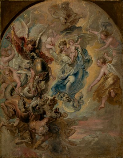 A Szűz, mint az Apokalipszis asszonya, 1623-4 alkotó: Peter Paul Rubens