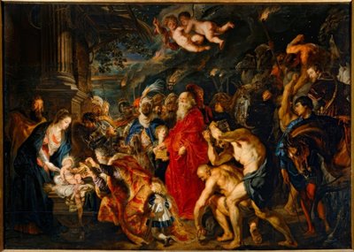 A három mágus imádata alkotó: Peter Paul Rubens