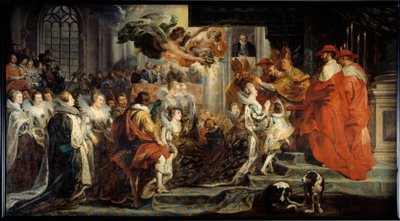 Medicis Mária megkoronázása alkotó: Peter Paul Rubens