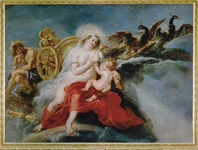 A Tejút létrejötte alkotó: Peter Paul Rubens