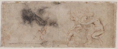 Vénusz lefegyverző Mars, Drapery Study, c. 163235. alkotó: Peter Paul Rubens