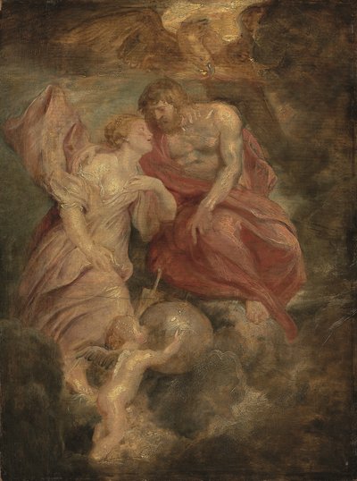 A Vénusz kéri a Jupitert (olaj a tölgyfa panelen) alkotó: Peter Paul Rubens