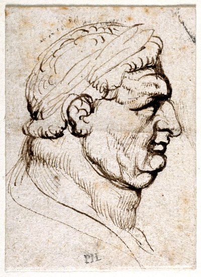 Vitellius, az első tizenkét Caesar közül nyolc tíz rajzából, Giovanni da Cavino érmei után (toll és tinta papíron) alkotó: Peter Paul Rubens