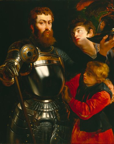 Harcos (olaj, vászon) alkotó: Peter Paul Rubens
