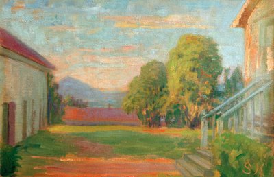 Észak-olasz villa alkotó: Peder Severin Krøyer