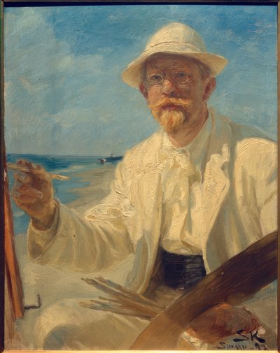 A művész önarcképe alkotó: Peder Severin Krøyer