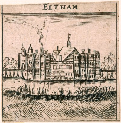 Eltham-palota, London, 1653 alkotó: Peter Stent