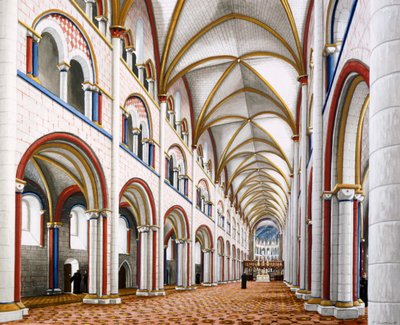 A hajó a Szent Ágoston-apátságnál, 7-16. század, 1990-2010 alkotó: Peter Urmston