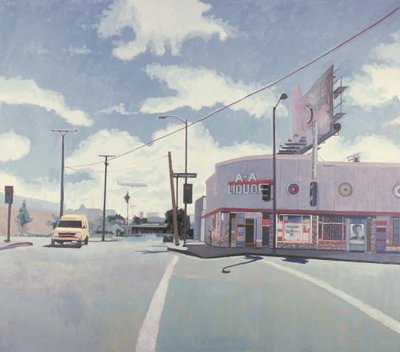 AA Liquor Store, Los Angeles, 2001 (olaj, vászon) alkotó: Peter Wilson