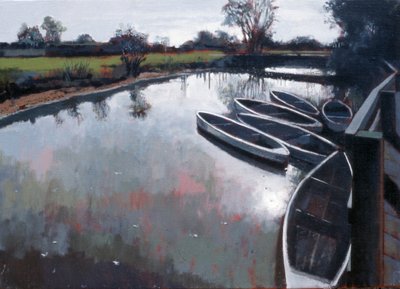 Barcombe Mills, Sussex, 2007 (olaj, vászon) alkotó: Peter Wilson