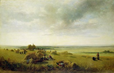 Egy kukoricatábla alkotó: Peter de Wint