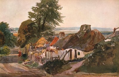 Egy sáv nyaralóval, c1820 alkotó: Peter de Wint