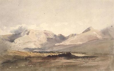 PD.135-1950 Hegyi jelenet, Westmorland (akvarell) alkotó: Peter de Wint
