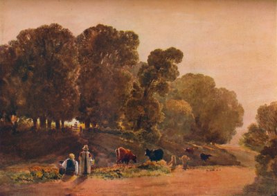 Út a parkon keresztül, XIX. század alkotó: Peter de Wint