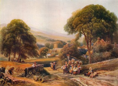 The Harvesters Return, c1804-1849, 1936 alkotó: Peter de Wint