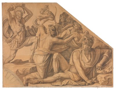 Aphrodite schützt Paris gegen Menelaos alkotó: Peter von Cornelius