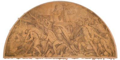 Der Kampf um den Leichnam des Patroklos alkotó: Peter von Cornelius