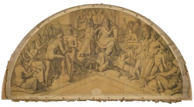 Die Aufnahme des Herakles in den Olymp alkotó: Peter von Cornelius