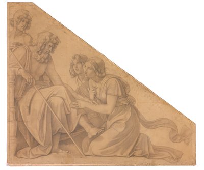 Eos und Tithonos vor Zeus alkotó: Peter von Cornelius
