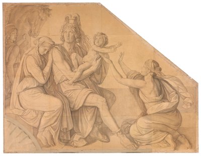 Hektors Abschied von Andromache alkotó: Peter von Cornelius