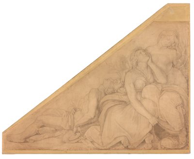 Hyakinthos, Klythia, Leukothoe, in Blumen verwandelt alkotó: Peter von Cornelius